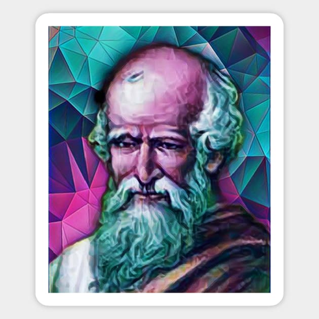 Archimedes Portrait | Archimedes Artwork 4 Magnet by JustLit